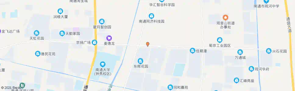 南通东晖花园_公交站地图_南通公交_妙搜公交查询2025