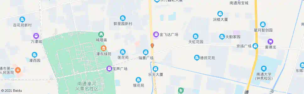 南通小石桥北_公交站地图_南通公交_妙搜公交查询2025
