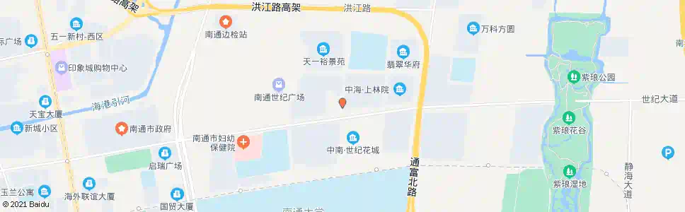 南通世伦路世纪大道北_公交站地图_南通公交_妙搜公交查询2025