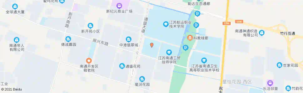 南通天星湖中学(三谷镇村)_公交站地图_南通公交_妙搜公交查询2025