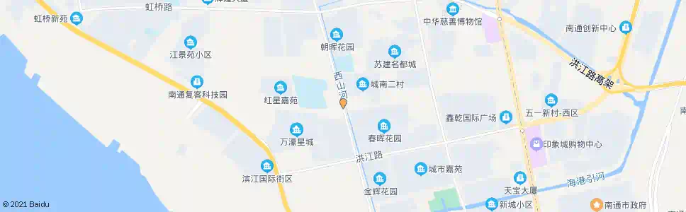 南通春晖花园西_公交站地图_南通公交_妙搜公交查询2025