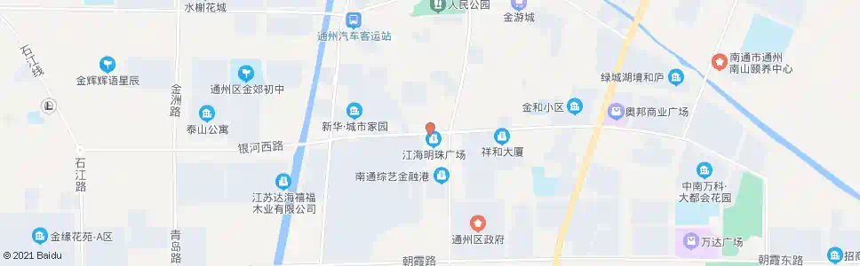 南通江海明珠_公交站地图_南通公交_妙搜公交查询2025