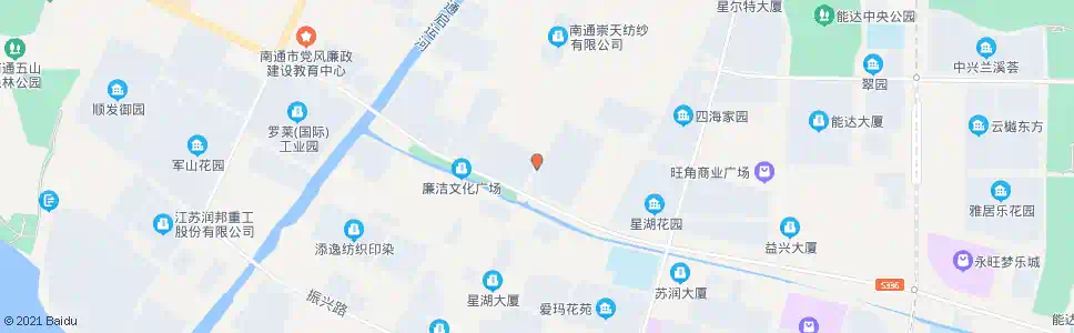 南通中央路星湖大道北_公交站地图_南通公交_妙搜公交查询2025
