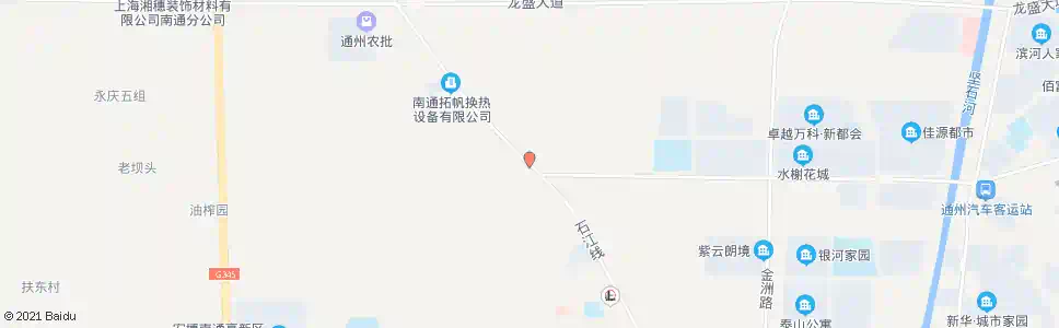 南通新金路石江路口_公交站地图_南通公交_妙搜公交查询2025