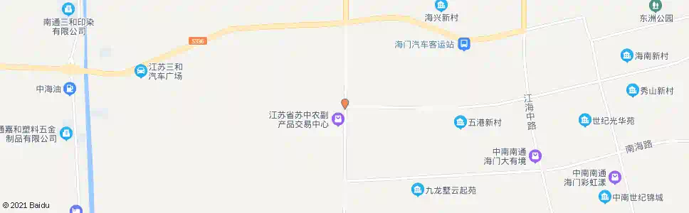 南通秀山路_公交站地图_南通公交_妙搜公交查询2025