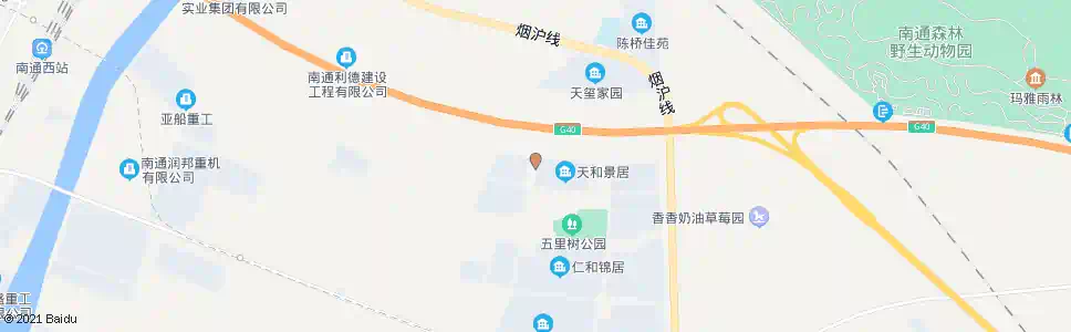 南通天和景居_公交站地图_南通公交_妙搜公交查询2025