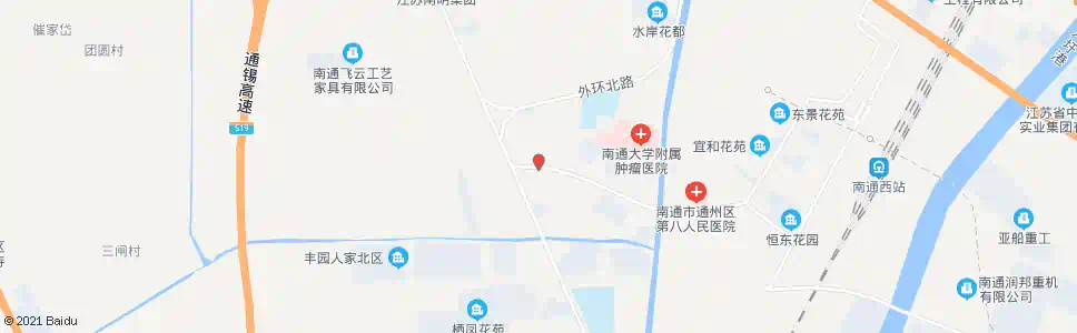南通栖凤街_公交站地图_南通公交_妙搜公交查询2025