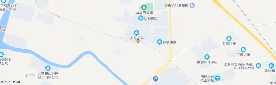 南通天玺花园_公交站地图_南通公交_妙搜公交查询2025