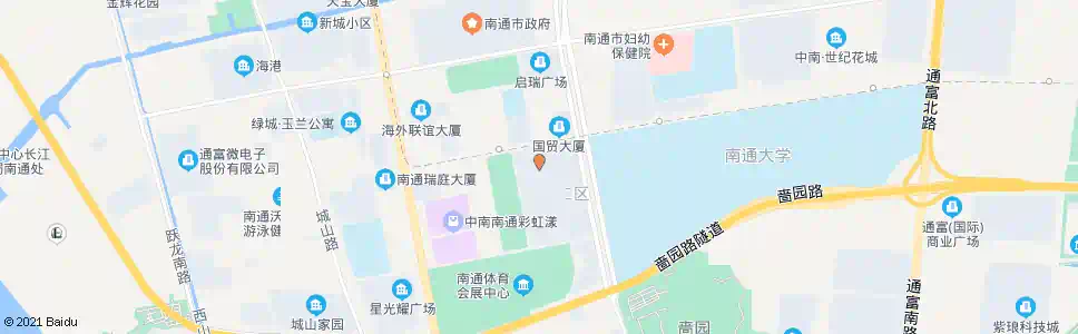 南通中南世纪城北站_公交站地图_南通公交_妙搜公交查询2025