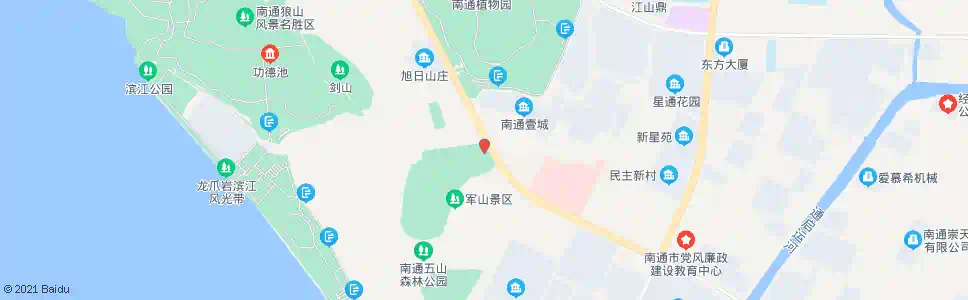 南通军山_公交站地图_南通公交_妙搜公交查询2025