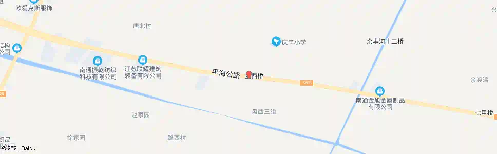 南通盘西桥_公交站地图_南通公交_妙搜公交查询2025