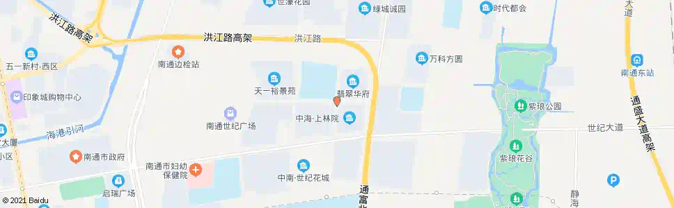 南通盘香沟路世纪大道北_公交站地图_南通公交_妙搜公交查询2025