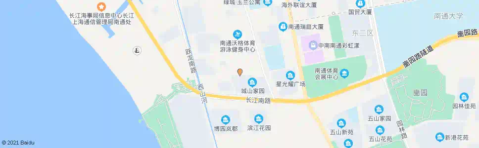 南通桃园路城山路西_公交站地图_南通公交_妙搜公交查询2025