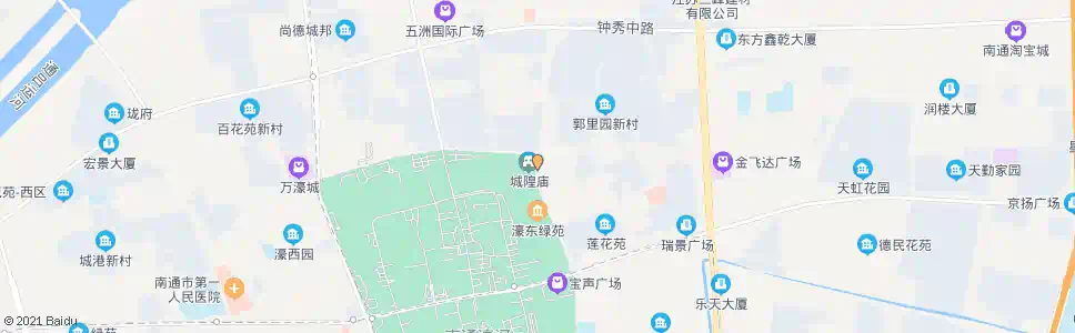 南通城隍庙_公交站地图_南通公交_妙搜公交查询2025