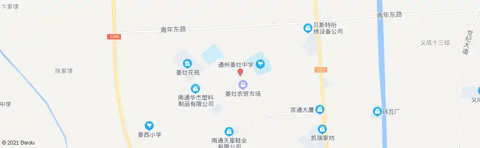 南通姜灶客运站_公交站地图_南通公交_妙搜公交查询2025