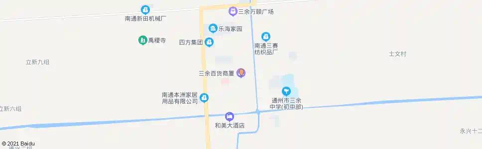 南通三余农贸市场_公交站地图_南通公交_妙搜公交查询2025