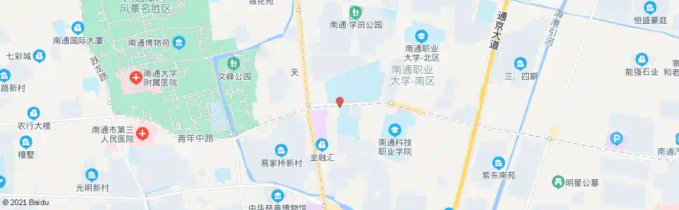 南通工程学院西区_公交站地图_南通公交_妙搜公交查询2025