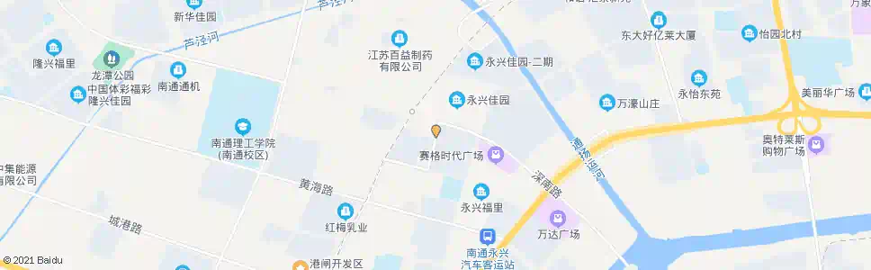 南通永扬路深南路南_公交站地图_南通公交_妙搜公交查询2025