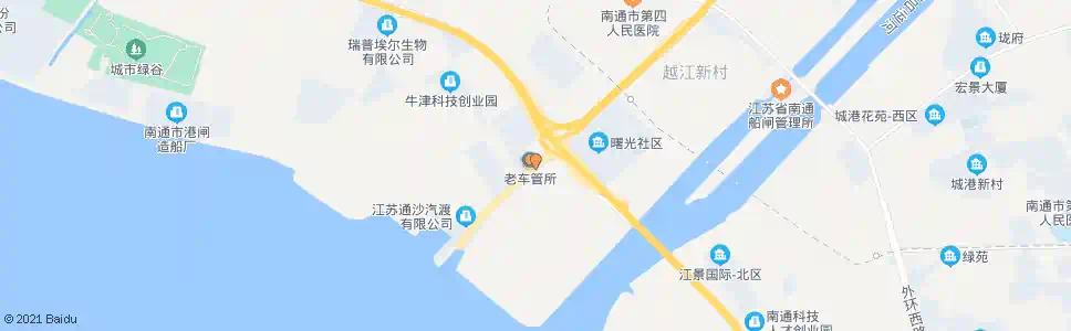 南通老车管所_公交站地图_南通公交_妙搜公交查询2025