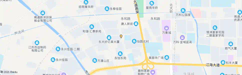 南通怡居苑东_公交站地图_南通公交_妙搜公交查询2025