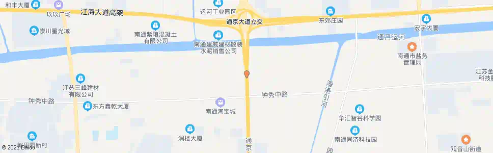 南通通京大桥南_公交站地图_南通公交_妙搜公交查询2025