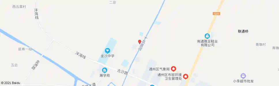 南通金沙汽修厂_公交站地图_南通公交_妙搜公交查询2025
