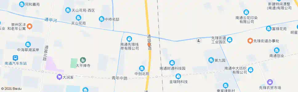 南通通甲路东快速路口_公交站地图_南通公交_妙搜公交查询2025