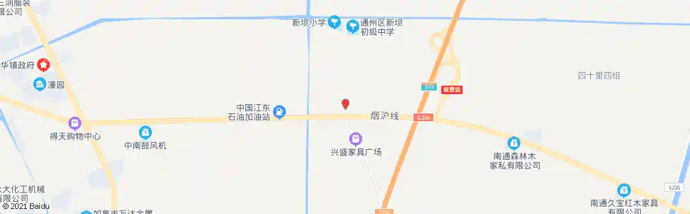 南通新坝路口_公交站地图_南通公交_妙搜公交查询2025