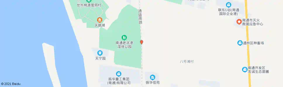 南通洪港水厂_公交站地图_南通公交_妙搜公交查询2025