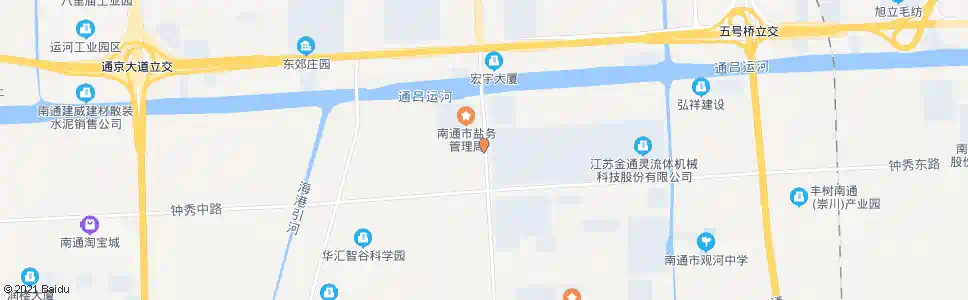 南通通富大桥南_公交站地图_南通公交_妙搜公交查询2025