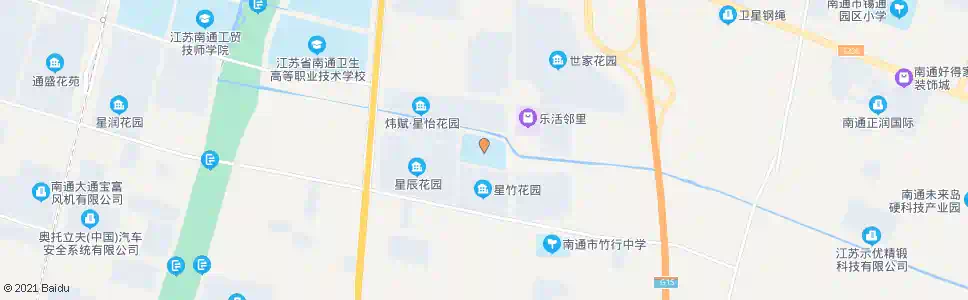 南通竹行小学_公交站地图_南通公交_妙搜公交查询2025