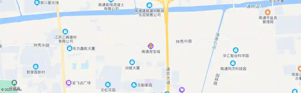 南通淘宝城_公交站地图_南通公交_妙搜公交查询2025