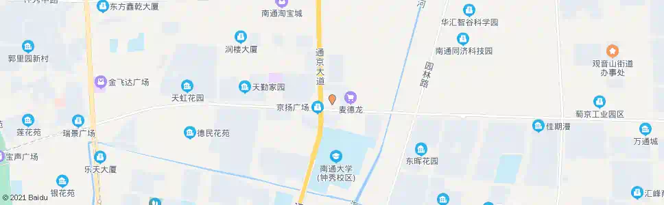 南通东方家园建材市场_公交站地图_南通公交_妙搜公交查询2025