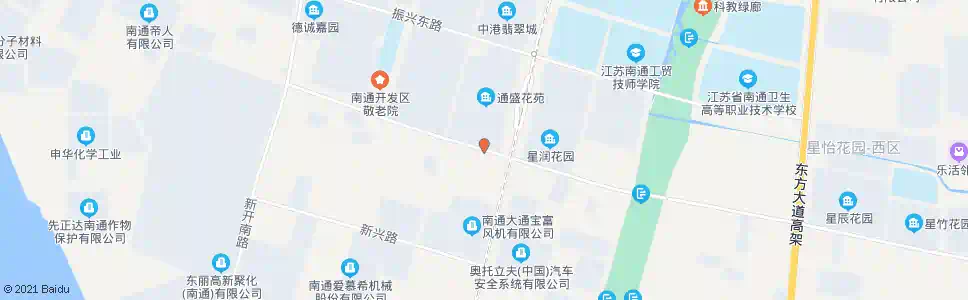 南通通盛花苑_公交站地图_南通公交_妙搜公交查询2025