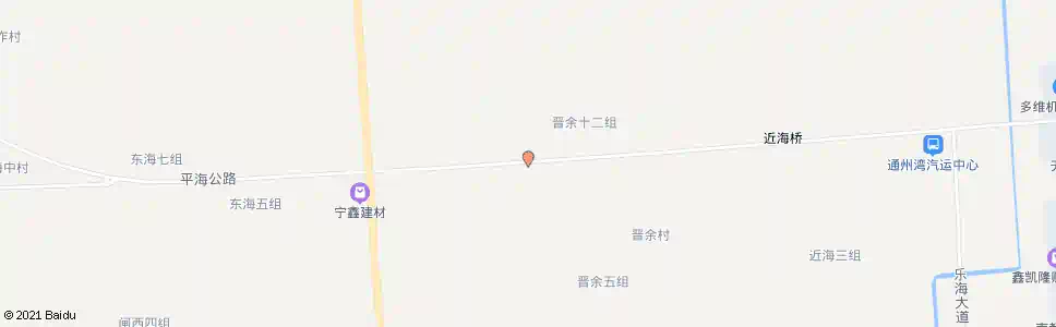 南通晋余村路口_公交站地图_南通公交_妙搜公交查询2025