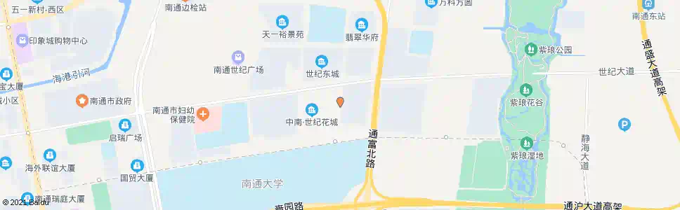 南通中南世纪花城_公交站地图_南通公交_妙搜公交查询2025