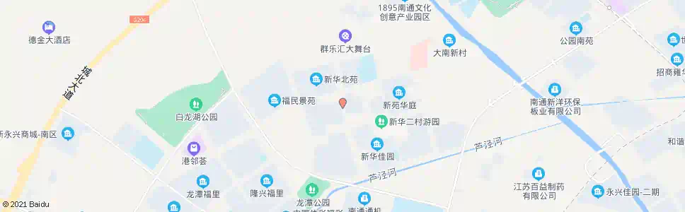 南通新华二村_公交站地图_南通公交_妙搜公交查询2025