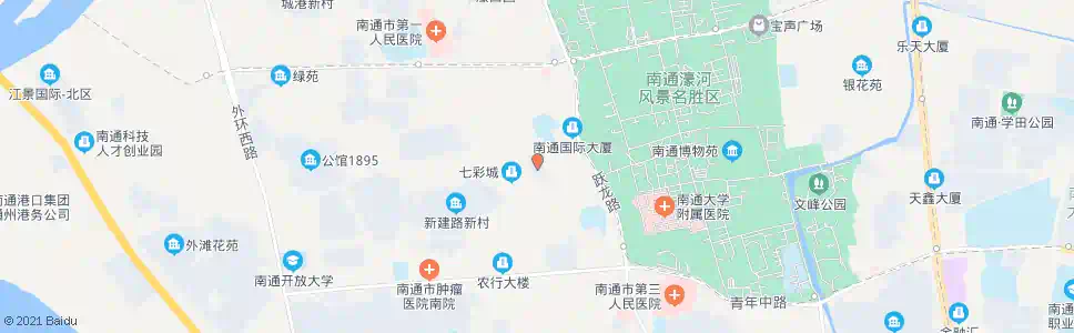 南通港闸区政府_公交站地图_南通公交_妙搜公交查询2025