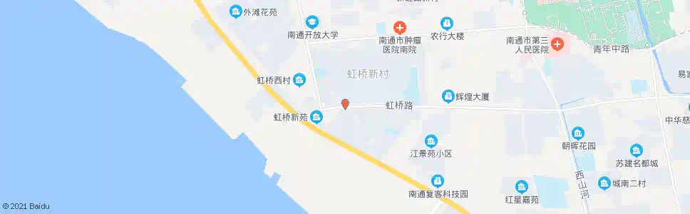 南通虹桥路外环西路东_公交站地图_南通公交_妙搜公交查询2025