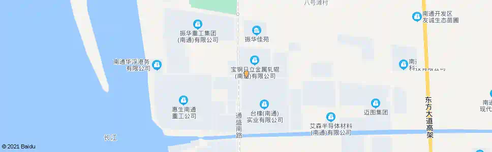 南通台橡公司_公交站地图_南通公交_妙搜公交查询2025