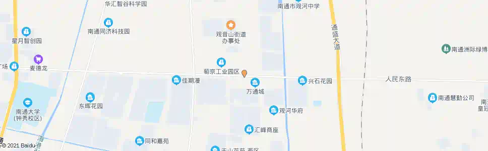南通人民路胜利路东_公交站地图_南通公交_妙搜公交查询2025