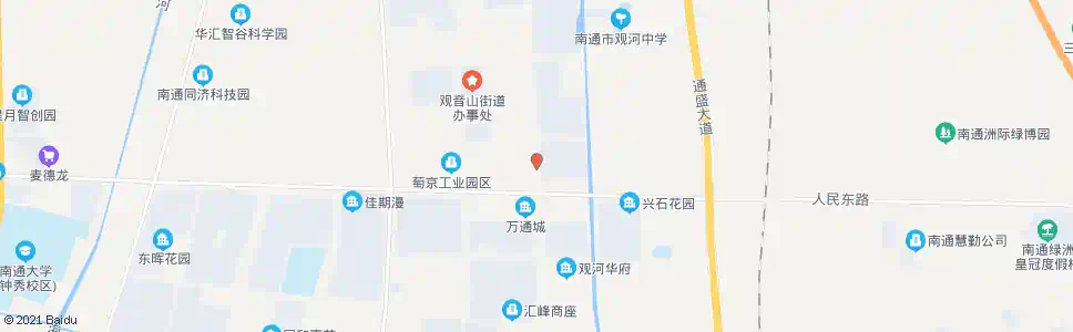 南通太平路人民路北_公交站地图_南通公交_妙搜公交查询2025