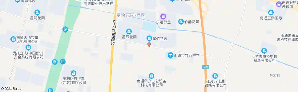 南通星竹花园_公交站地图_南通公交_妙搜公交查询2025