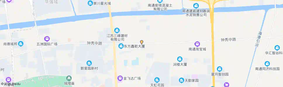 南通井栏庙西_公交站地图_南通公交_妙搜公交查询2025