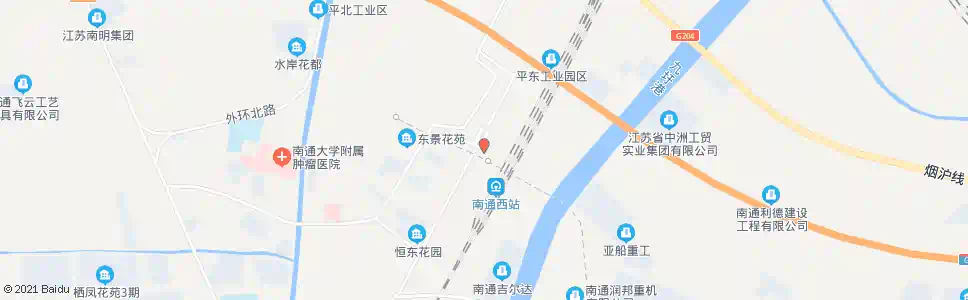 南通平东村_公交站地图_南通公交_妙搜公交查询2025