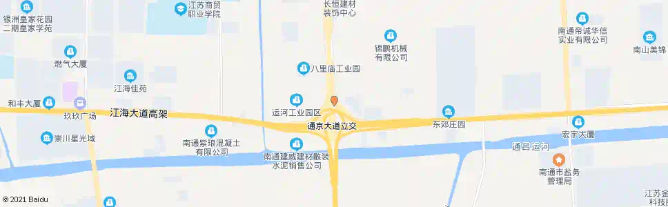 南通通京大道江海大道口_公交站地图_南通公交_妙搜公交查询2025