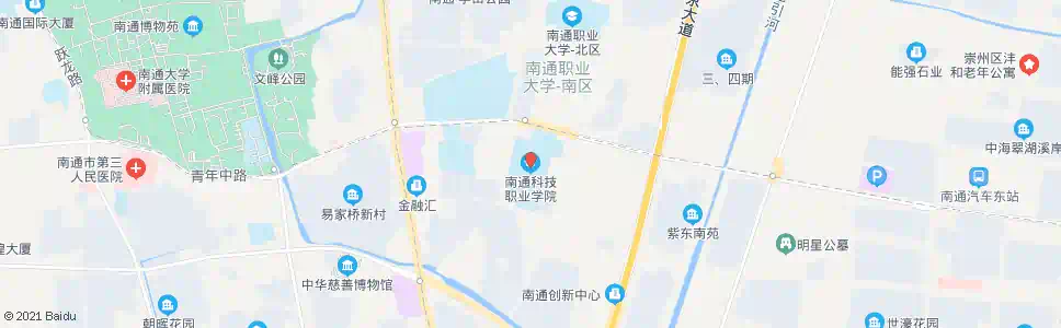 南通职大科技学院_公交站地图_南通公交_妙搜公交查询2025