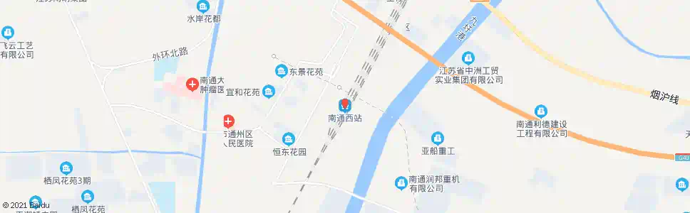 南通长平路芦泾路西_公交站地图_南通公交_妙搜公交查询2025
