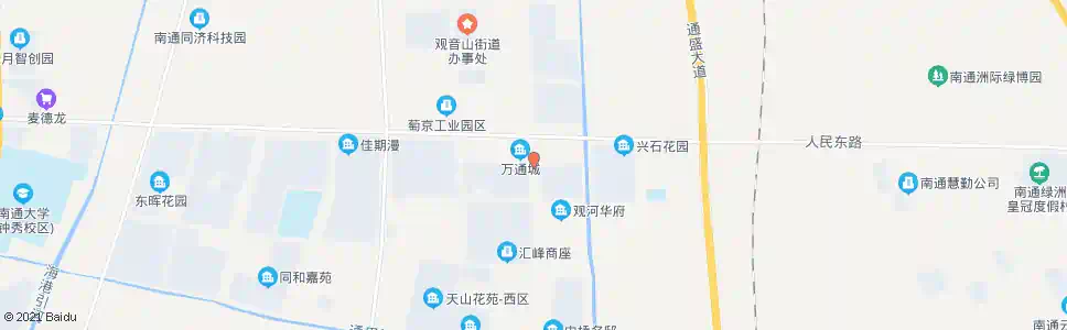 南通德诚瀚景园小区_公交站地图_南通公交_妙搜公交查询2025