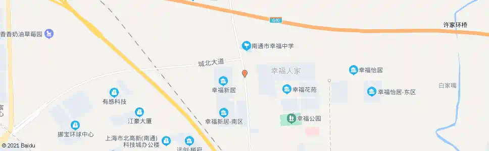 南通幸福街办_公交站地图_南通公交_妙搜公交查询2025